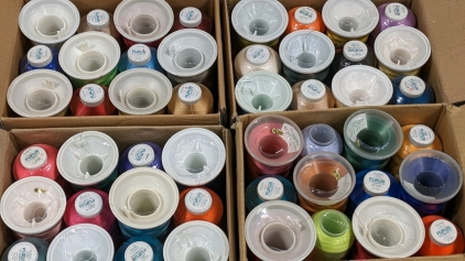 (48) Fufus Rayon Thread Spools