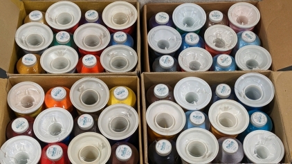(48) Fufus Rayon Thread Spools