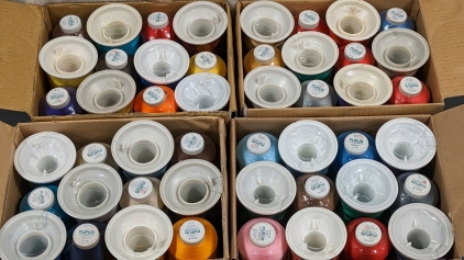 (48) Fufus Rayon Thread Spools