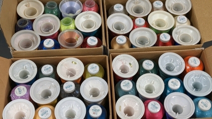 (48) Fufus Rayon Thread Spools