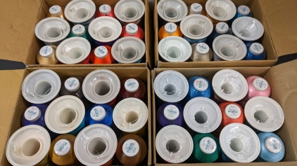 (48) Fufus Rayon Thread Spools