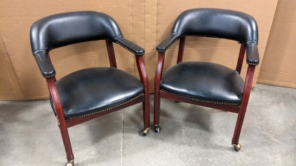 Padded Rolling Chairs