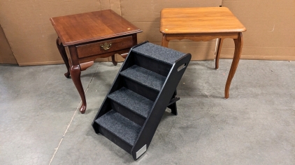 End Tables, Foldable Pet Steps