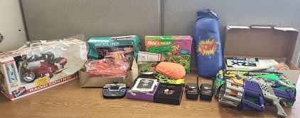 Nick & Nerf Dizzy Dodgeball, Wrecker Truck Model, Radio Controlled Lightning Flash and More