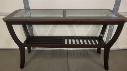 Glass Top Sofa Table