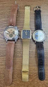 "Britania", "Gruen" and Athletic Works Watches