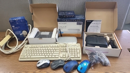 WD Scorpoi Blue Notebook Hard Drive, Sealed Netgear 5 Port Modem, Actiontec WiFi Modem and More