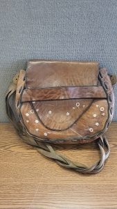 All Genuin Leather Satchel
