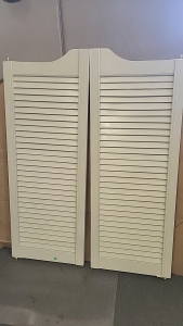 Louvered Swinging Doors