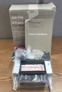 Apparently Unused JCPenney AM/FM 8 Track Car Stereo