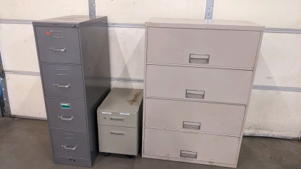File Cabinet, Wheeled Drawers, Lateral File Drawers