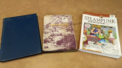 1964 Immortalia, 1974 Gold Fever, Steampunk Coloring Book