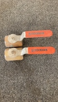 (2) Stockham Brass Ball Valves