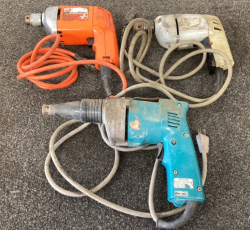 (3) Electric Drills