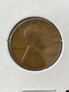 1931 F12 Vintage Wheat Copper Penny