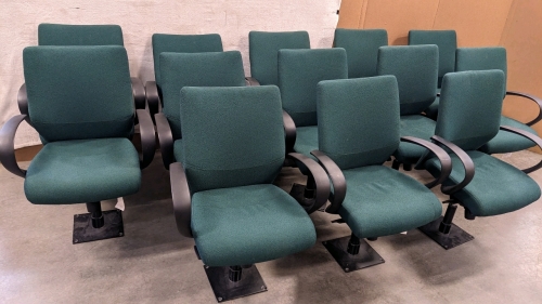 (13) Floor-mount Adjustable Swivel Seats