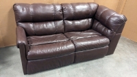 80" Leather Cloth Hide-a-bed