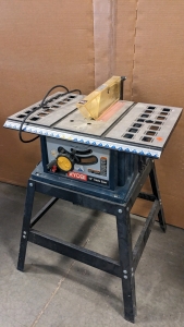 Running Ryobi 10" Table Saw