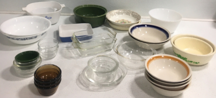 Assorted Dishes And Baking Ware