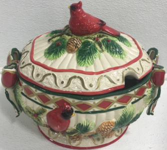 Ceramic Cardinal Tureen