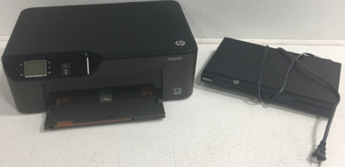 Hp Printer, Sony DVD Player