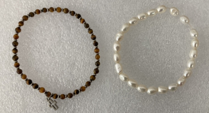 Pearl & Tigers Eye Bracelets