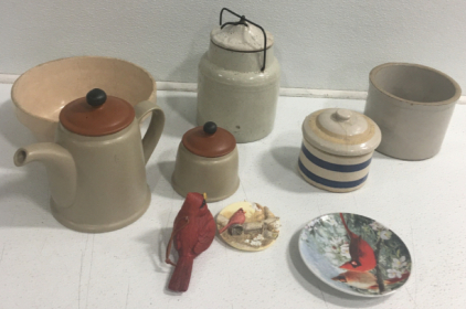 Crockery, Bird Decor