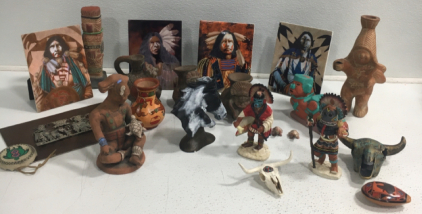 Large Lot Of Native American Decor