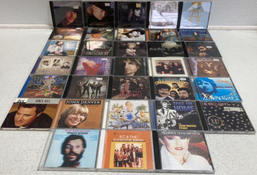 (33) Assorted CDs: Country, Rock, 70s-80s Pop