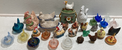 Assorted Small Chicken Knick Knacks