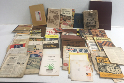 (52) Vintage Cookbooks