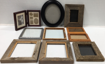 (10) Wooden Picture Frames