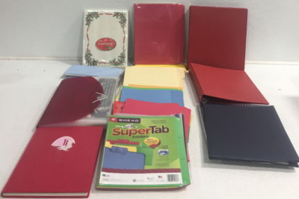Binders, File Folders, Envelopes