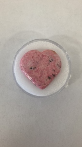 Rhodonite Heart Gemstone Cabochon