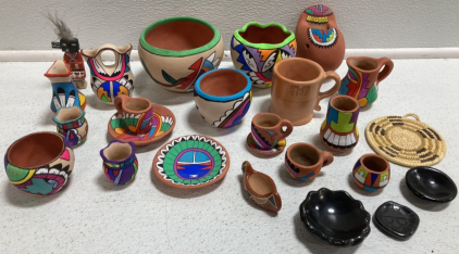 Native Painted Small Pottery