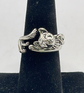 (1) Cat Lovers Ring Adjustable Size