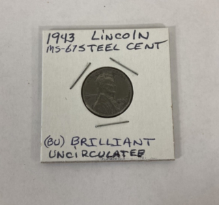 1943 Lincoln Steel Penny