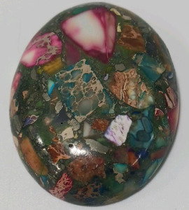 Rainbow Sea Sediment Jasper Cabochon