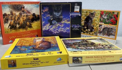 Lot of 6 Puzzles !