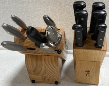 (2) Kitchen Knife Sets in Blocks