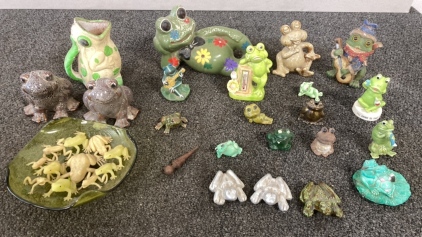 Assorted Frog Decor