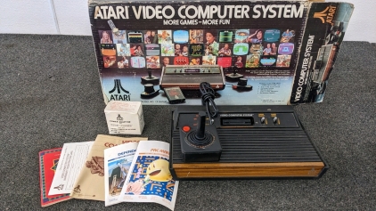 Original Atari 2600 Game Console in Box