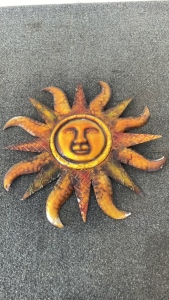 Metal Sun Wall Hanging