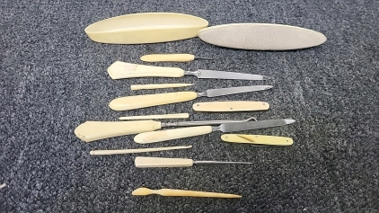 Antique Nail Care Kit