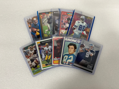 (10) Vintage Sports Cards: Tony Romo, Emmitt Smith, and Many More