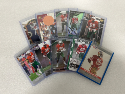(10) Jerry Rice Sports Cards