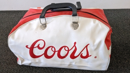 15" Coors Leather Cloth Tote Bag