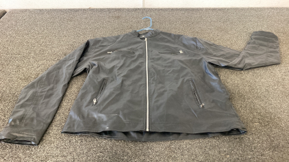 Size 5XL Faux Leather Jacket