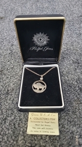 Genuin U.S.A Coin Necklace by "Regal Gems"