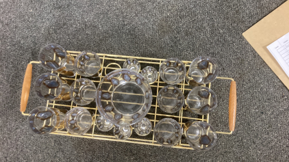 Glass Set With Rack